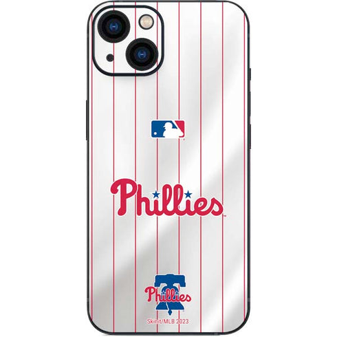 MLB Philadelphia Phillies Home Jersey iPhone Skins