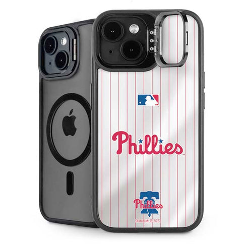 MLB Philadelphia Phillies Home Jersey iPhone 15 Plus Kickstand Case