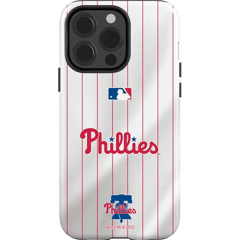 MLB Philadelphia Phillies Home Jersey iPhone 15 Pro Impact Case