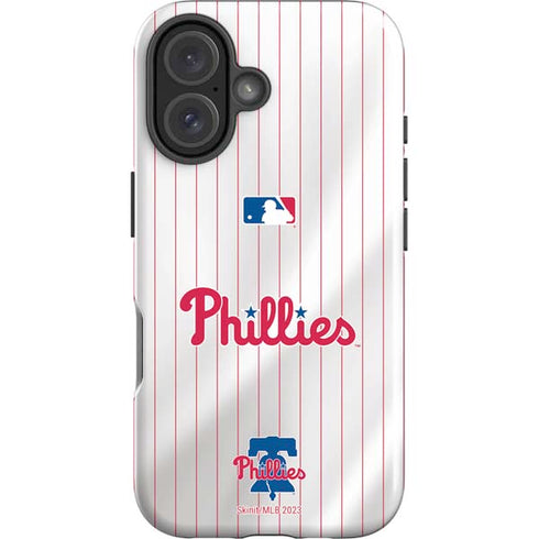 MLB Philadelphia Phillies Home Jersey iPhone 16 Plus Impact Case