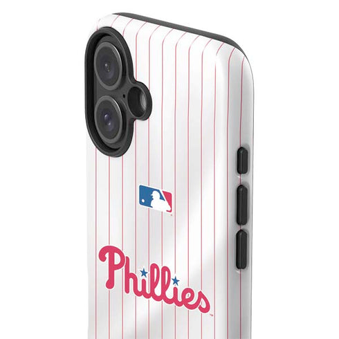 MLB Philadelphia Phillies Home Jersey iPhone 16 Plus Impact Case