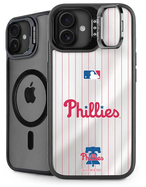 MLB Philadelphia Phillies Home Jersey iPhone 16 Plus Kickstand Case