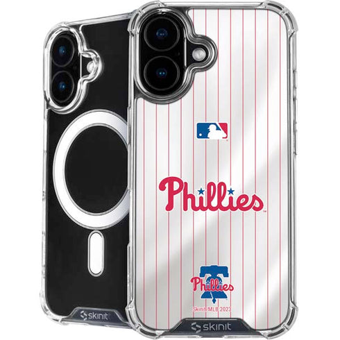 MLB Philadelphia Phillies Home Jersey iPhone 16 Plus MagSafe Case