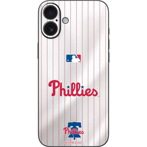 MLB Philadelphia Phillies Home Jersey iPhone 16 Plus Skin