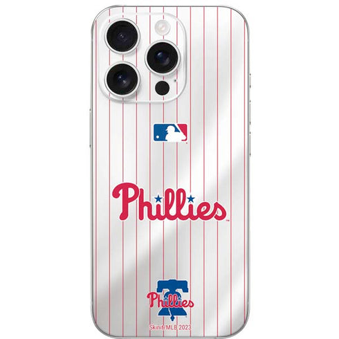 MLB Philadelphia Phillies Home Jersey iPhone 16 Pro Skin