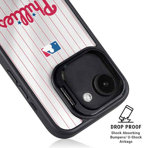 MLB Philadelphia Phillies Home Jersey iPhone 16e Kickstand Case