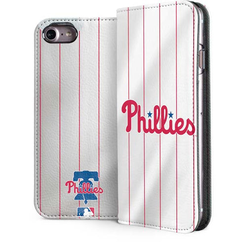 MLB Philadelphia Phillies Home Jersey iPhone 7 Folio Case
