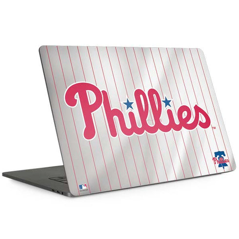 MLB Philadelphia Phillies Home Jersey MacBook Skins