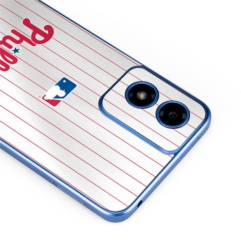 MLB Philadelphia Phillies Home Jersey Moto G Play 4G (2024) Skin