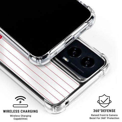 MLB Philadelphia Phillies Home Jersey Moto G Power 5G (2024) Clear Case