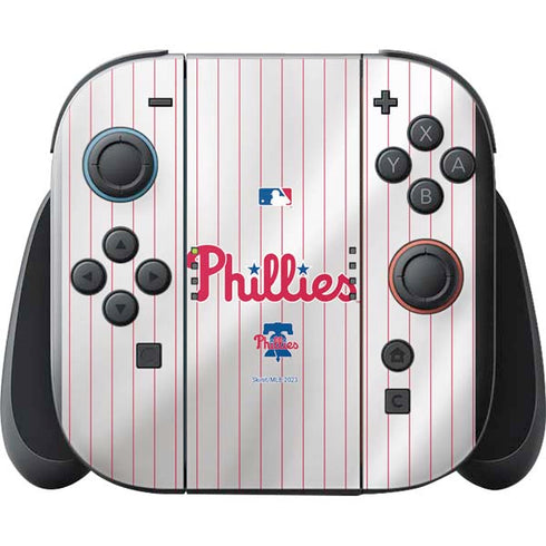 MLB Philadelphia Phillies Home Jersey Nintendo Switch 2 (2025) with Joy-Con Skin
