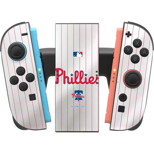MLB Philadelphia Phillies Home Jersey Nintendo Switch 2 (2025) Joy-Con Controller Skin