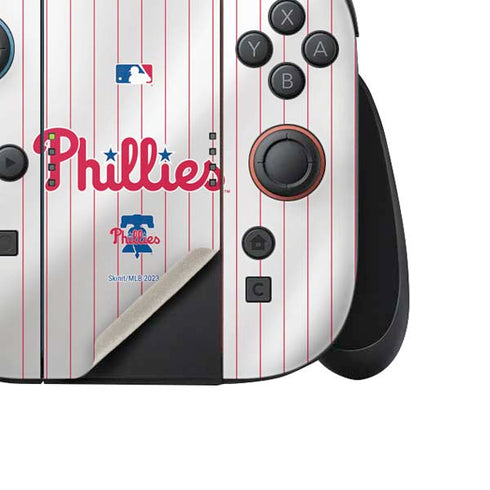 MLB Philadelphia Phillies Home Jersey Nintendo Switch 2 (2025) Joy-Con Controller Skin