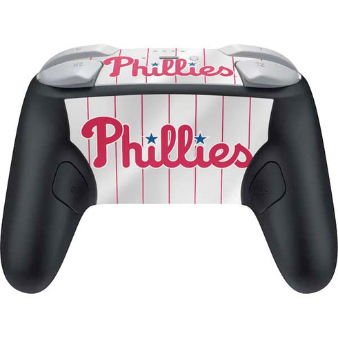 MLB Philadelphia Phillies Home Jersey Nintendo Switch 2 (2025) Pro Controller Skin