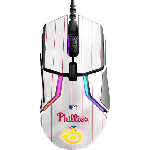 MLB Philadelphia Phillies Home Jersey SteelSeries Rival 600 Gaming Mouse Skin