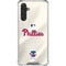 MLB Philadelphia Phillies Road Jersey Galaxy A17 Clear Case