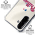 MLB Philadelphia Phillies Road Jersey Galaxy A36 5G Clear Case