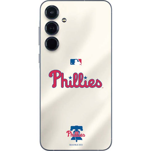 MLB Philadelphia Phillies Road Jersey Galaxy A55 5G Skin