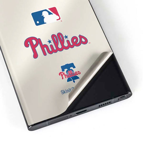 MLB Philadelphia Phillies Road Jersey Galaxy Skins