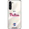 MLB Philadelphia Phillies Road Jersey Galaxy S24 FE Clear Case