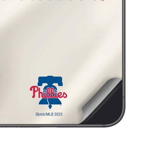 MLB Philadelphia Phillies Road Jersey Galaxy S25 Plus Skin