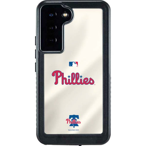 MLB Philadelphia Phillies Road Jersey Galaxy S24 Plus Waterproof Case