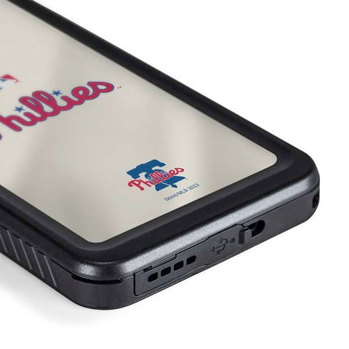 MLB Philadelphia Phillies Road Jersey Galaxy S24 Plus Waterproof Case