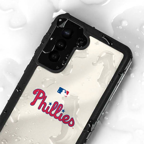 MLB Philadelphia Phillies Road Jersey Galaxy S24 Plus Waterproof Case