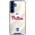 MLB Philadelphia Phillies Road Jersey Galaxy S25 FE Clear Case