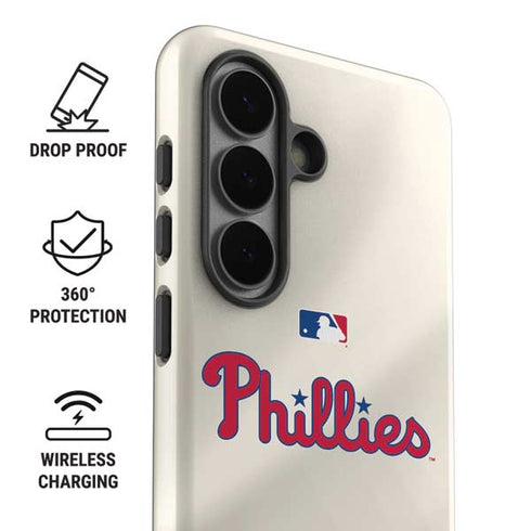 MLB Philadelphia Phillies Road Jersey Galaxy S26 Plus Impact Case