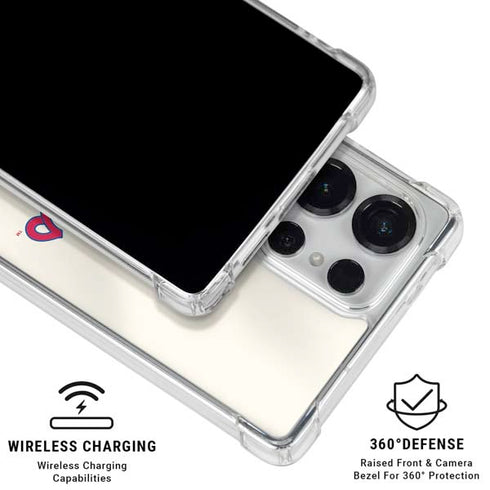 MLB Philadelphia Phillies Road Jersey Galaxy S26 Ultra Clear Case