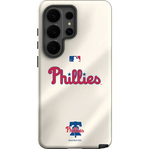MLB Philadelphia Phillies Road Jersey Galaxy S26 Ultra Impact Case