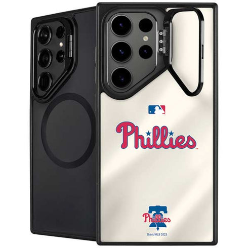 MLB Philadelphia Phillies Road Jersey Galaxy S26 Ultra Kickstand Case