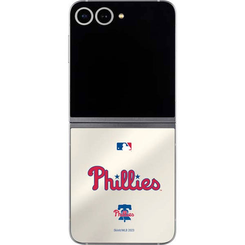 MLB Philadelphia Phillies Road Jersey Galaxy Z Flip6 Skin