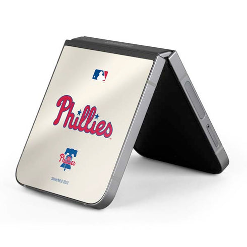 MLB Philadelphia Phillies Road Jersey Galaxy Z Flip6 Skin
