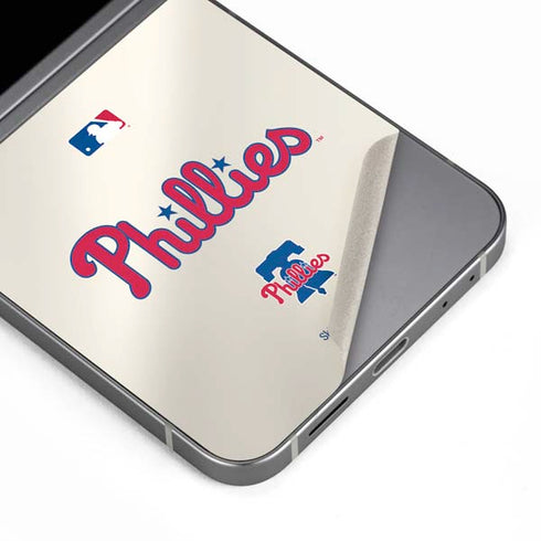 MLB Philadelphia Phillies Road Jersey Galaxy Z Flip6 Skin