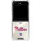 MLB Philadelphia Phillies Road Jersey Galaxy Z Flip6 Clear Case