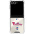 MLB Philadelphia Phillies Road Jersey Galaxy Z Flip7 Clear Case
