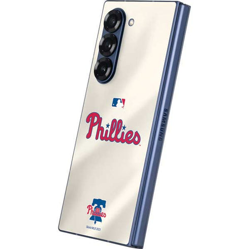 MLB Philadelphia Phillies Road Jersey Galaxy Z Fold6 Skin