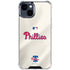 MLB Philadelphia Phillies Road Jersey iPhone 15 Clear Case
