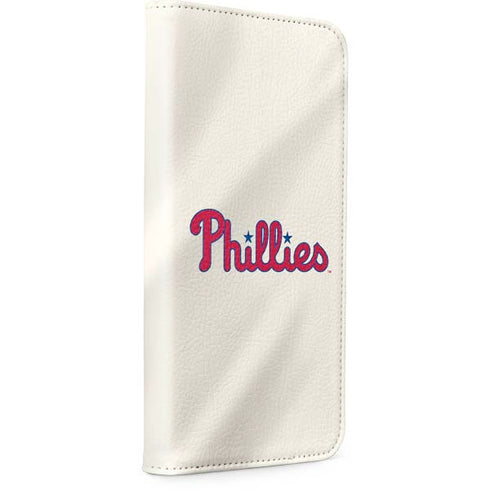 MLB Philadelphia Phillies Road Jersey iPhone 15 Folio Case