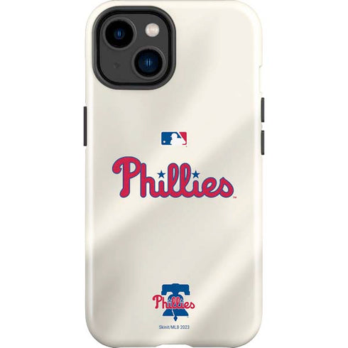MLB Philadelphia Phillies Road Jersey iPhone 15 Impact Case