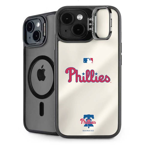 MLB Philadelphia Phillies Road Jersey iPhone 15 Plus Kickstand Case