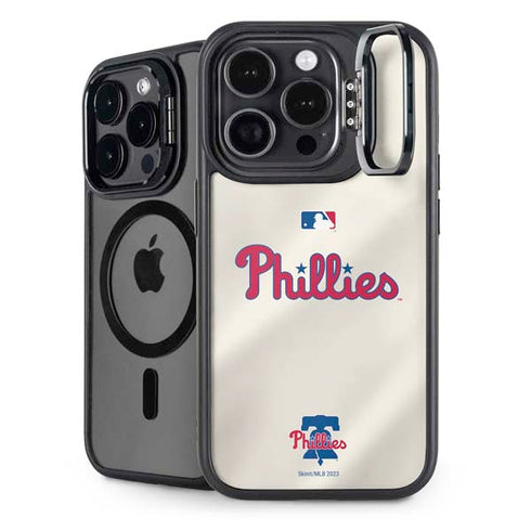 MLB Philadelphia Phillies Road Jersey iPhone 15 Pro Max Kickstand Case