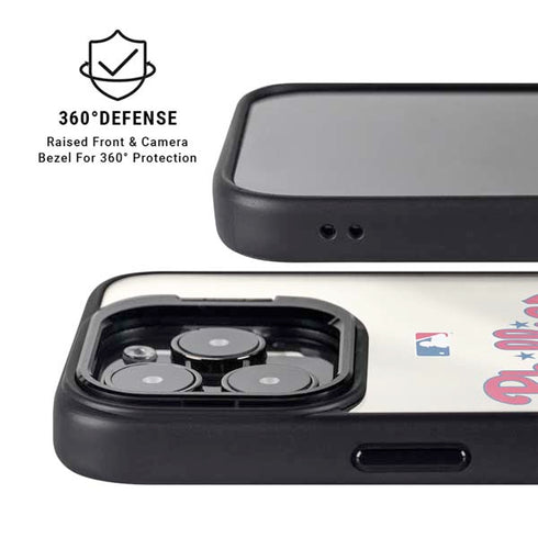 MLB Philadelphia Phillies Road Jersey iPhone 15 Pro Max Kickstand Case