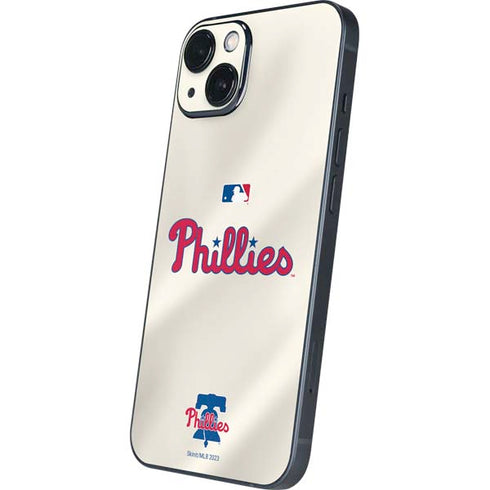 MLB Philadelphia Phillies Road Jersey iPhone 15 Skin