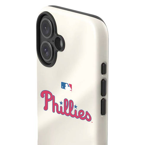 MLB Philadelphia Phillies Road Jersey iPhone 16 Plus Impact Case
