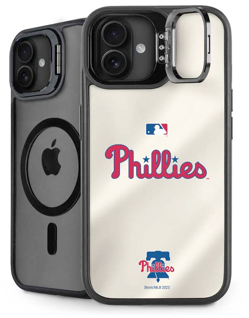 MLB Philadelphia Phillies Road Jersey iPhone 16 Plus Kickstand Case