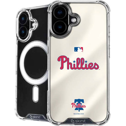 MLB Philadelphia Phillies Road Jersey iPhone 16 Plus MagSafe Case