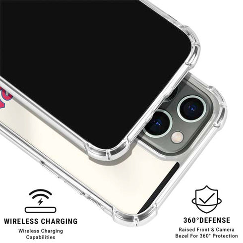 MLB Philadelphia Phillies Road Jersey iPhone 16 Pro Clear Case